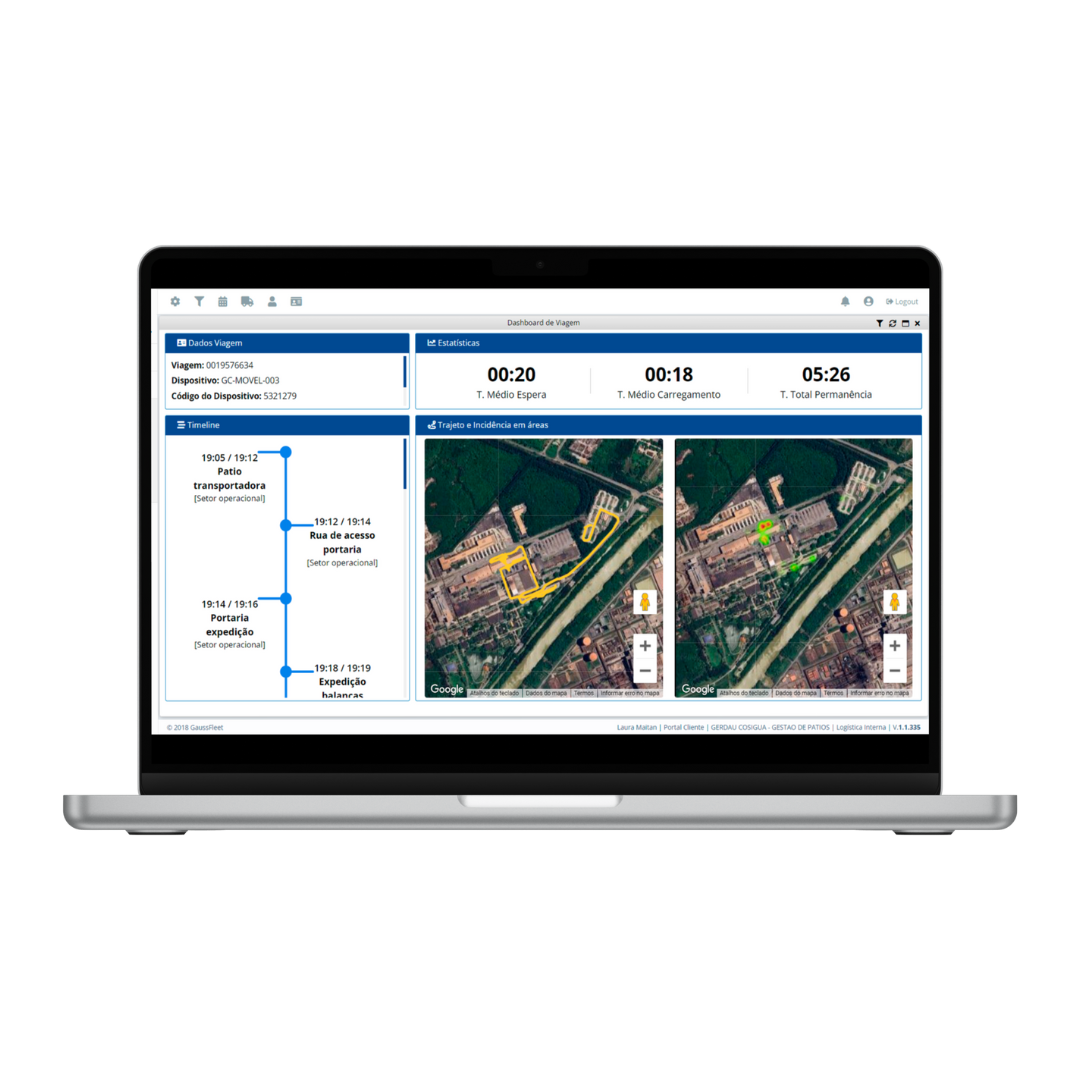 Plataforma GaussFleet - tela 3
